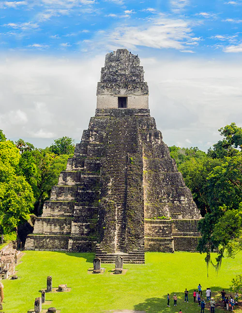 Tempel i Tikal, Guatemala
