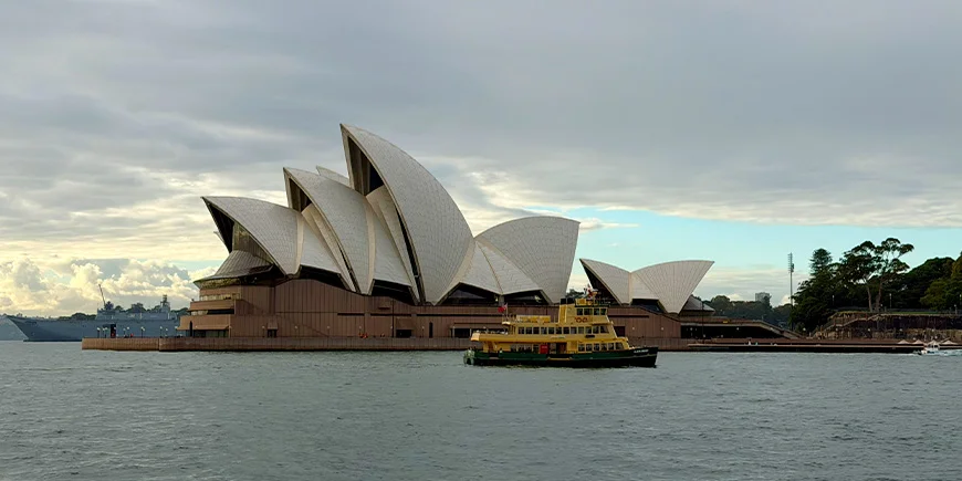Det smukke Operahus i Sydney havn