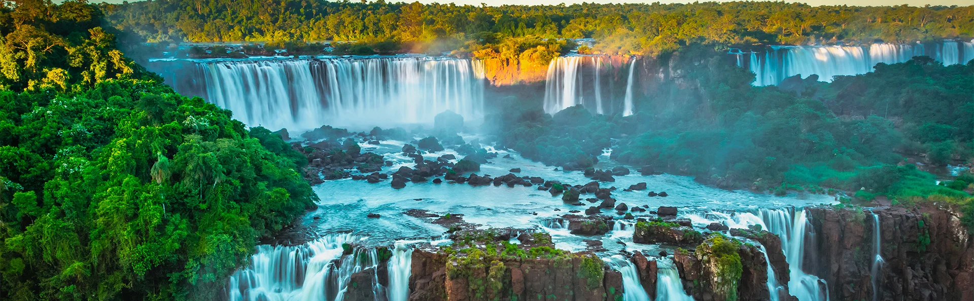 Iguazú-vandfaldene set fra den argentinske side