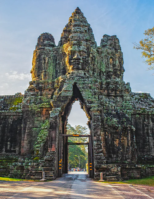 Indgang til Angkor Thom, Cambodia