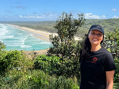 Christina på Straddie - verdens andenstørste sandø