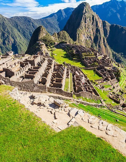 Smuk udsigt over Machu Picchu
