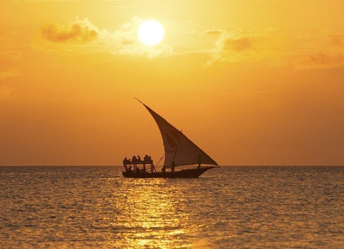 Aftensejltur i Mombasa