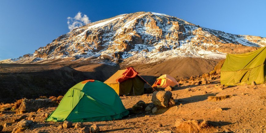 Telte på Kilimanjaro