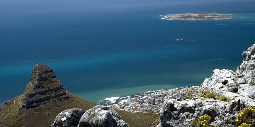 Udsigt til Robben Island