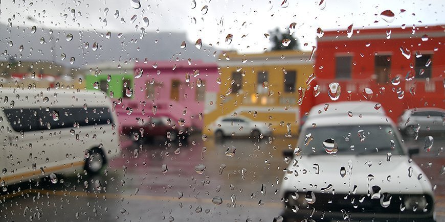 Regn i Cape Town