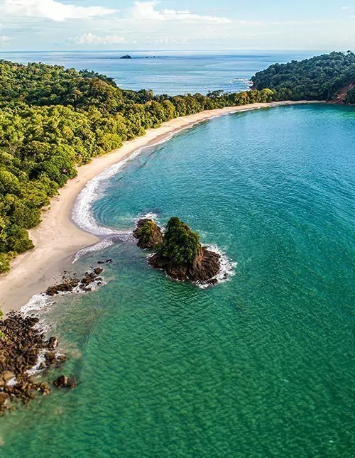 Costa Ricas højdepunkter med badeferie i Manuel Antonio