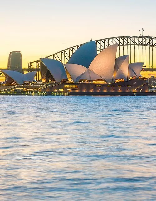 Australiens højdepunkter med Sydney, Uluru og Cairns