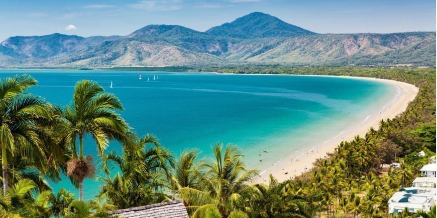 Solrig dag over Port Douglas