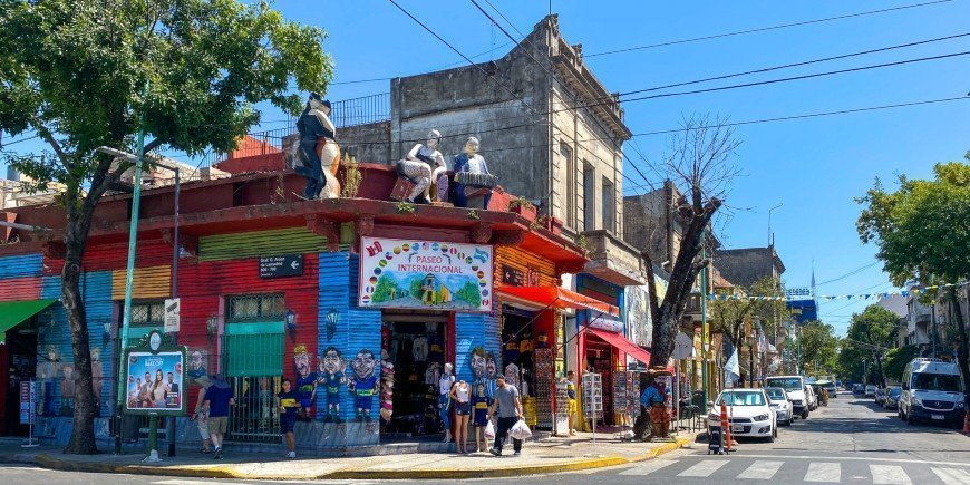 En butik i La Boca i Buenos Aires
