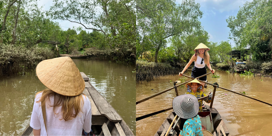 Sejltur på mekong deltaet