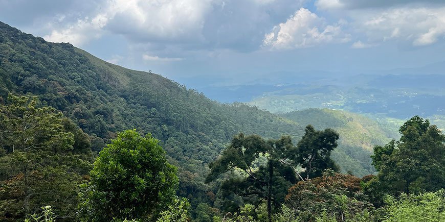 Smuk udsigt i Sri Lanka