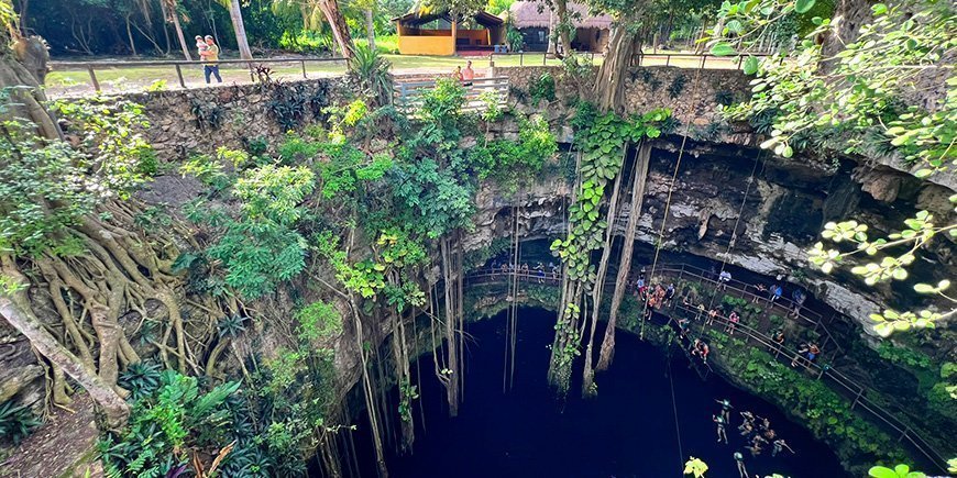 Cenote Oxman tæt på Valladolid