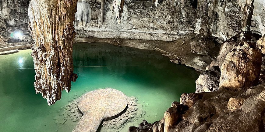 Cenote Suyun tæt på Valladolid