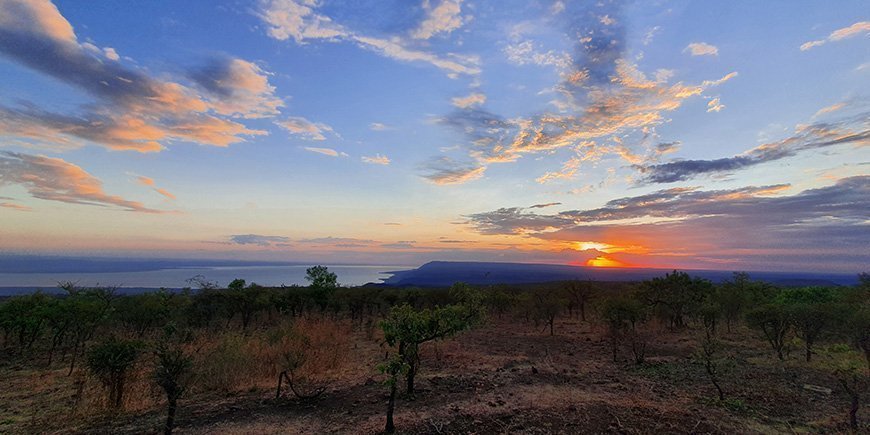 Udsigt fra Ngorongoro Wild Camp