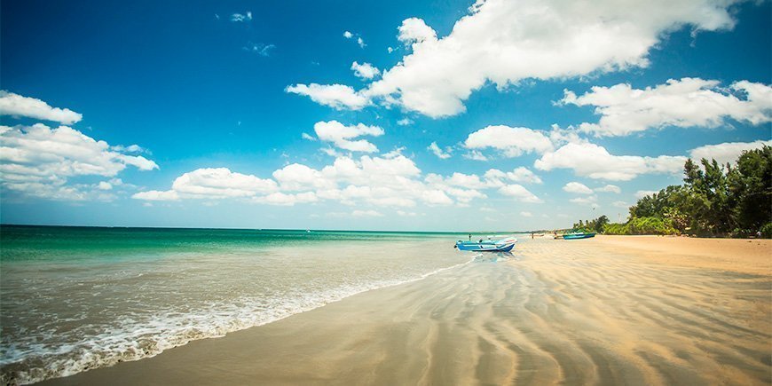 Strand i Trincomalee, Sri Lanka