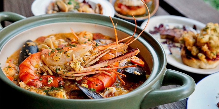 Gumbo med skalddyr