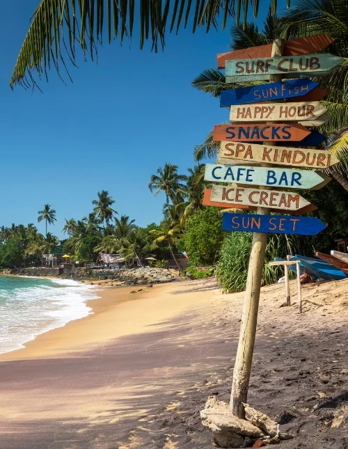 Sri Lankas strande med et strejf af kultur