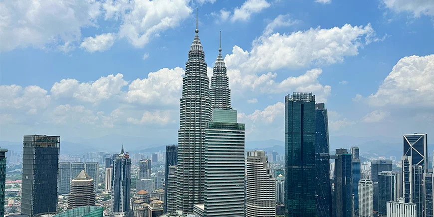 Petronas Twin Towers i Kuala Lumpur i Malaysia