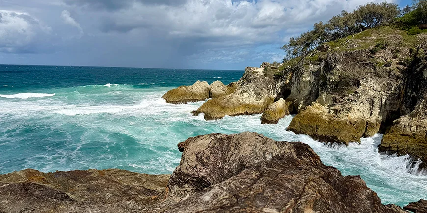 Den smukkeste udsigt på North Stradbroke Island