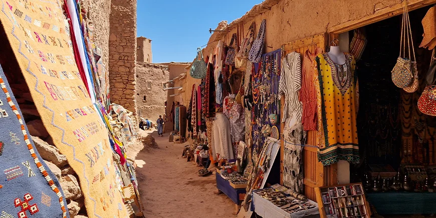Lokal butik i Ait Ben Haddou i Marokko