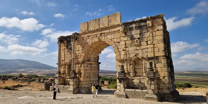 Triumfbue i ruinbyen Volubilis