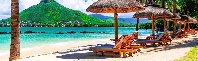 Flic&Flac-beach i Mauritius