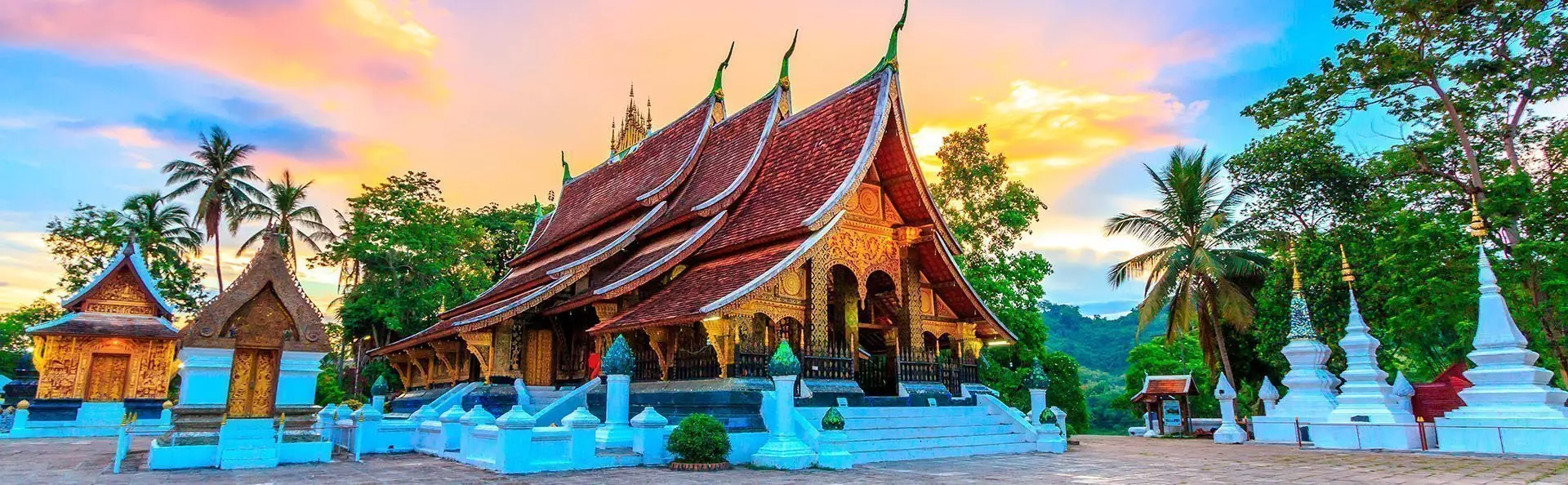 Wat Xieng thong-templet i Luang Prabang i Laos
