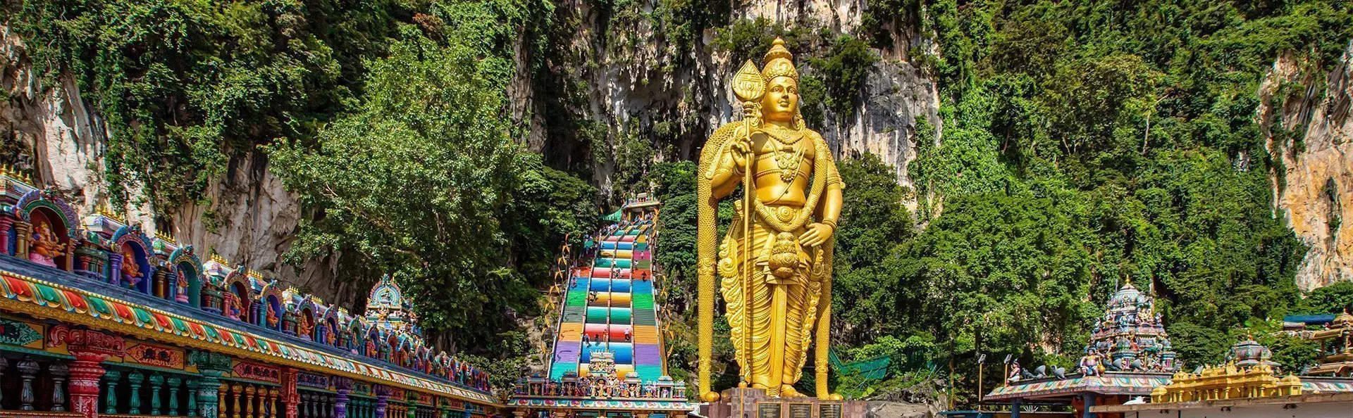 Batu Caves uden for Kuala Lumpur, Malaysias hovedstad