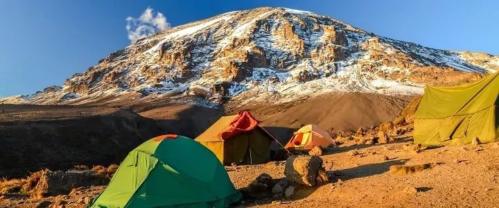 Sammenligning af ruter på Kilimanjaro